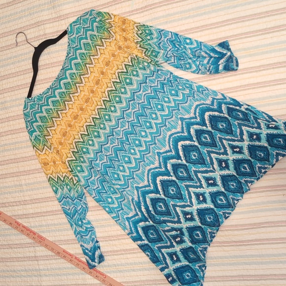 Ruby Rd. Multicolor Chevron Top - Picture 6 of 6